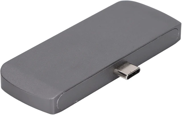 Alt view image 5 of 7 - USB C Docking Station 4 in 1 Hub A, USB C Dock for HD TVs, Fast Charging 60W PD and 5Gbps Data Transfer, Supports 4K HD Output with Aluminum y for T