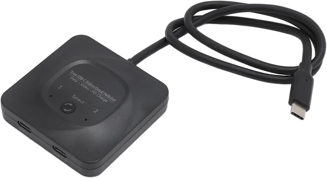 Alt view image 3 of 7 - Dpofirs USB C Video Bi-directional 1 Input 2 Output: Fast Charging USB C for Gaming Enthusiasts