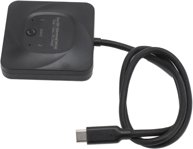 Alt view image 4 of 7 - Dpofirs USB C Video Bi-directional 1 Input 2 Output: Fast Charging USB C for Gaming Enthusiasts