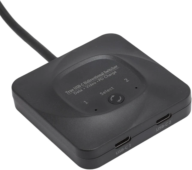 Alt view image 7 of 7 - Dpofirs USB C Video Bi-directional 1 Input 2 Output: Fast Charging USB C for Gaming Enthusiasts