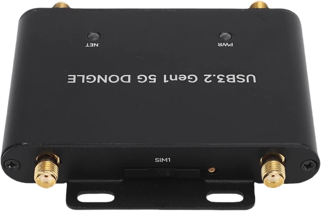 Alt view image 4 of 7 - Dpofirs USB3.2 Gen1 5G Dongle Expansion Board with Quadruple Antennas for Raspi PC CPE, Aluminum Alloy Housing