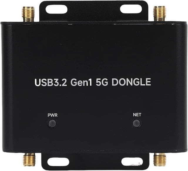 Alt view image 3 of 7 - Dpofirs USB3.2 Gen1 5G Dongle Expansion Board with Quadruple Antennas for Raspi PC CPE, Aluminum Alloy Housing
