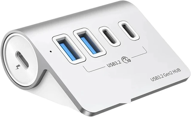 Alt view image 2 of 6 - 10Gbps USB 3.2 Docking Station Hub Type C Splitter PD60W Charging Adapter Multi 4/7 Ports Switch(A)