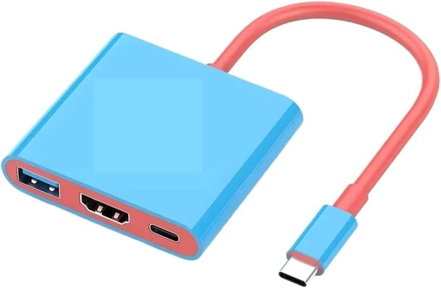 Alt view image 2 of 3 - USB 3.0 Hub Adapter USB C Splitter TV Portable Docking Station(2 in 1)