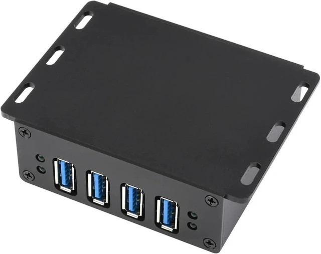 Alt view image 3 of 6 - Industrial Grade USB HUB, Extending 4X USB 3.2 Ports, Switchable Dual Hosts, Multi Protections