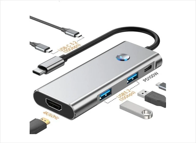 Alt view image 2 of 6 - LAZOS 6in1 USB3.2 Type C HUB (L-CHU3.2-6)
