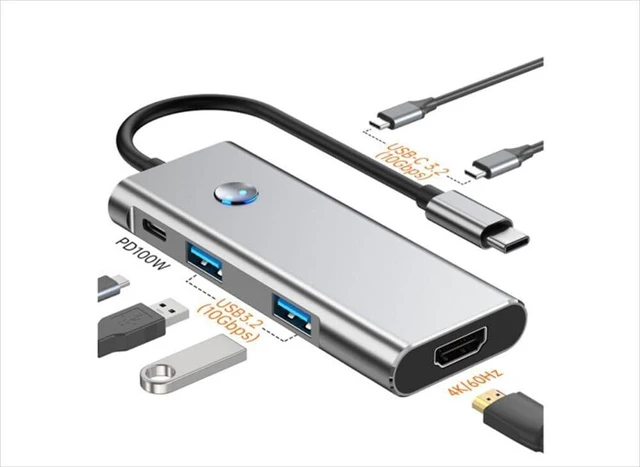 Alt view image 3 of 6 - LAZOS 6in1 USB3.2 Type C HUB (L-CHU3.2-6)