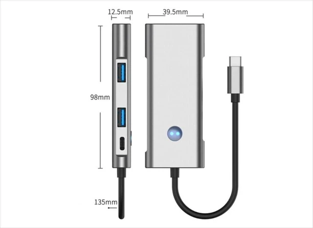 Alt view image 6 of 6 - LAZOS 6in1 USB3.2 Type C HUB (L-CHU3.2-6)