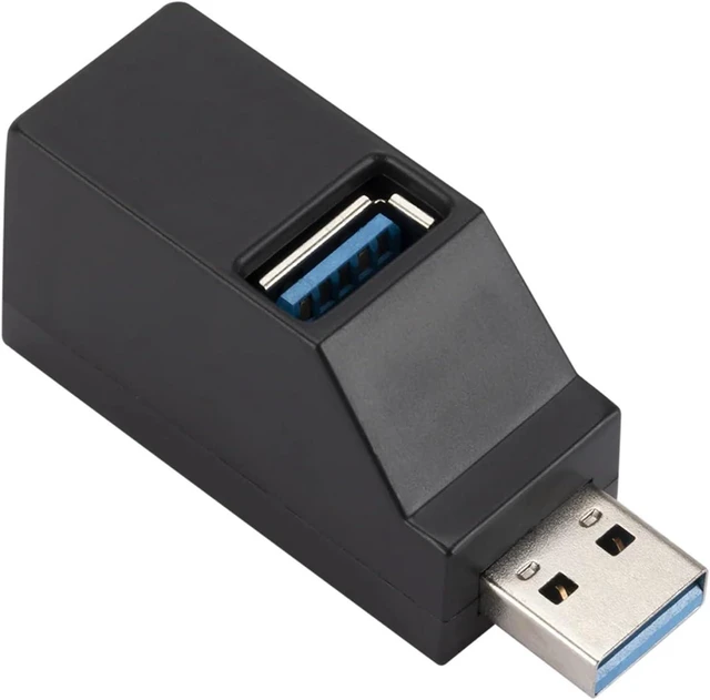 Alt view image 6 of 7 - 3 Port USB Mini Splitter Box USB 3.0 HUB Adapter Extender High Speed Data Transfer USB Splitter Docking Station for PC Laptop