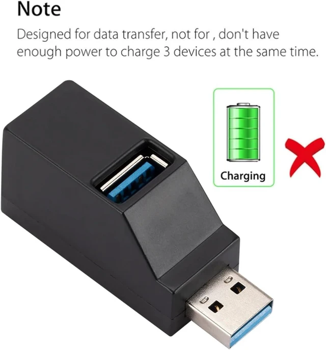 Alt view image 5 of 7 - USB HUB Adapter Extender Mini Splitter 3 Ports High Speed USB 3.0 for PC Laptop U Disk Card Reader Docking Stations USB Hubs