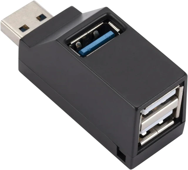 Alt view image 7 of 7 - USB HUB Adapter Extender Mini Splitter 3 Ports High Speed USB 3.0 for PC Laptop U Disk Card Reader Docking Stations USB Hubs