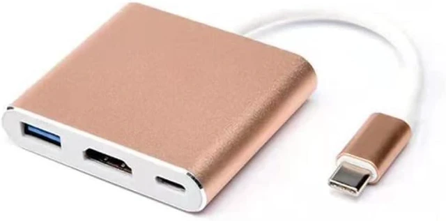 Main image of Type naar Compatibel Opladen Adapter hub Laptop Network