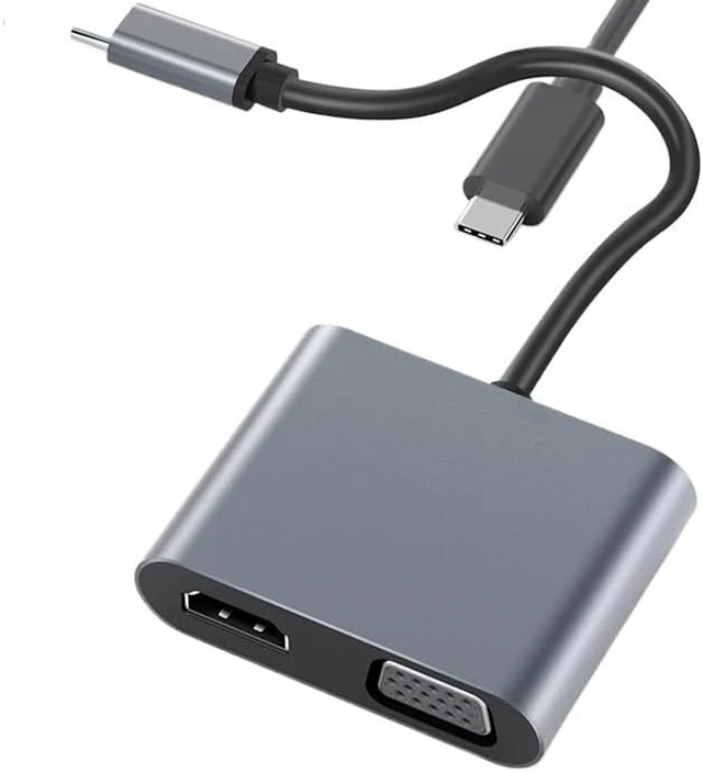 Alt view image 2 of 7 - 4 in 1 USB C to HDMI PD Adapter TY>pe C Hub with 4K HDMI Port Port USB 3.0 Port 60W Power Delivery for Pro