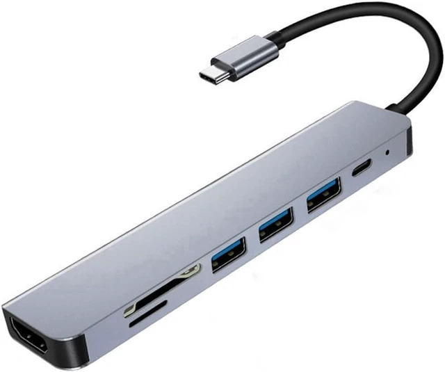Main image of C Hub to -Compatible Rj45 100M VGA Adapter OTG Thunderbolt 3 Dock with PD TF SD(8in1)