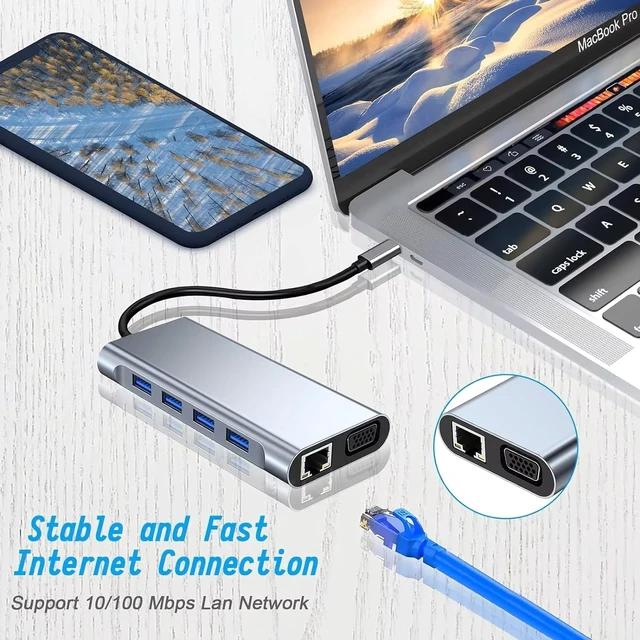 Alt view image 5 of 7 - 10-in-1 USB-C Hub