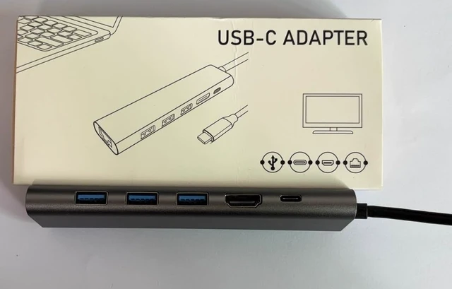 Alt view image 3 of 5 - USB C Hub with HDMI TC Link USB3.0 USB-C Ports for MacBook and More Type C Devices,Plug and Play, 5Gbps high-Speed Data Transmission