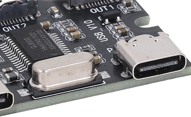 Alt view image 7 of 7 - Type C USB Hub Expansion Module, 5V 1 in 3 Out GL850G Chip, Plug and Play, Suitable for Students, Engineers, Technicians