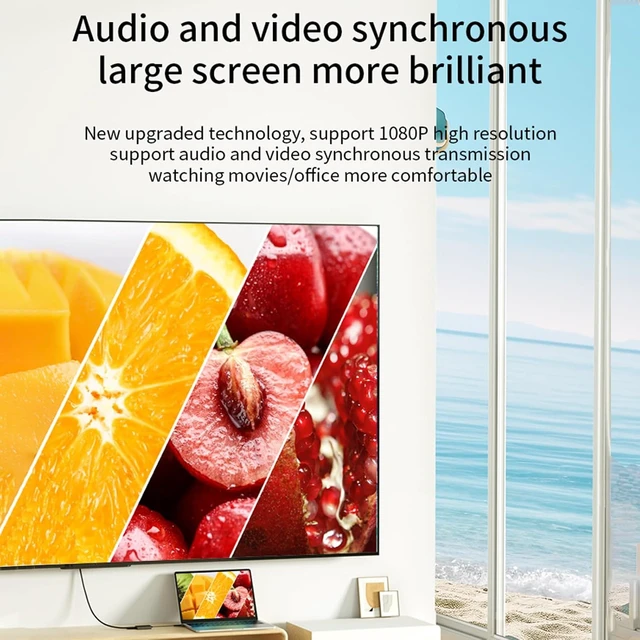 Alt view image 5 of 7 - Type C/USB3.0 to Dual HDMI Adapter 1080P 60Hz Extend 2 Different Screen Type C/USB3.0 Hub