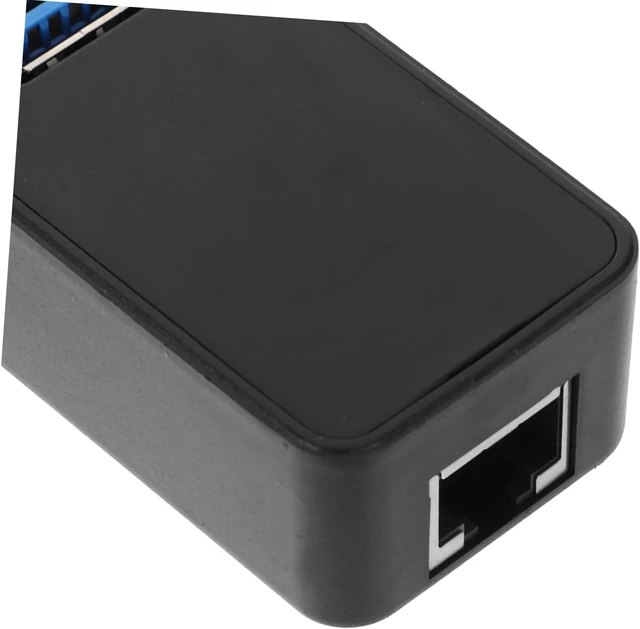 Alt view image 3 of 7 - Generic 3pcs Ports USB Type- Mbps Ethernet Adapter Compact Data Hub for Pc Laptop and Tv Supports USB Fast Data Transfer Sleek Black Design