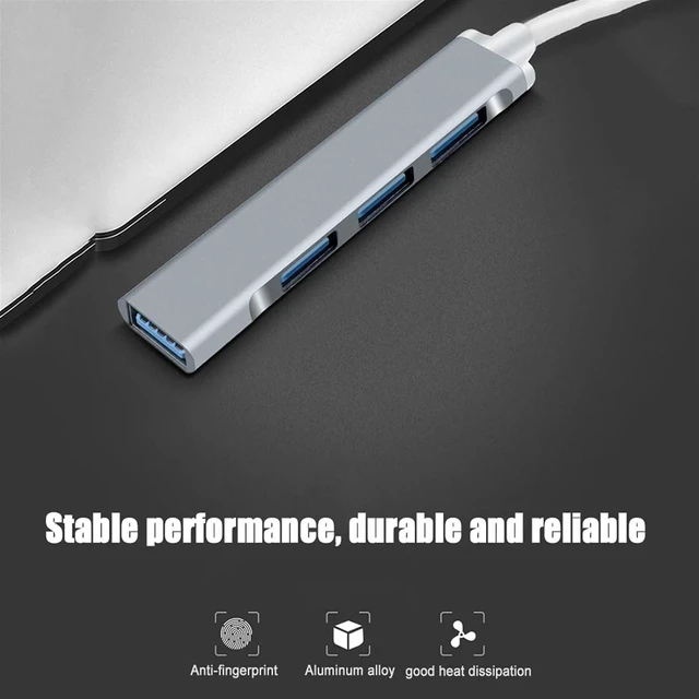 Alt view image 7 of 7 - USB Hub Type C Hub USB3.0 OTG 4 Port USB C/A HUB Multi Splitter Adapter Type-C USB 3.0 2.0 Ports Laptop Accessories for PC Phone(Version 2 USB)
