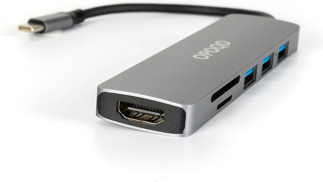 Alt view image 3 of 4 - USB C to HDMI Adapter with 2 USB Ports, Docking Station PD Charging, SD/TF, USB A&C 3.0 Ports, USB C Hub HDMI for Dell XPS/HP/Lenovo/Surface etc
