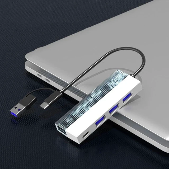Alt view image 4 of 4 - HUB Hub USB2.03.03.1 External to Four Port Connection for Mobile/Laptop Multi Port Expansion Dock