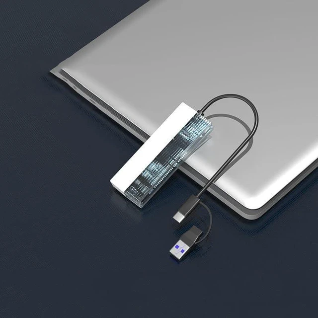 Alt view image 3 of 4 - HUB Hub USB2.03.03.1 External to Four Port Connection for Mobile/Laptop Multi Port Expansion Dock