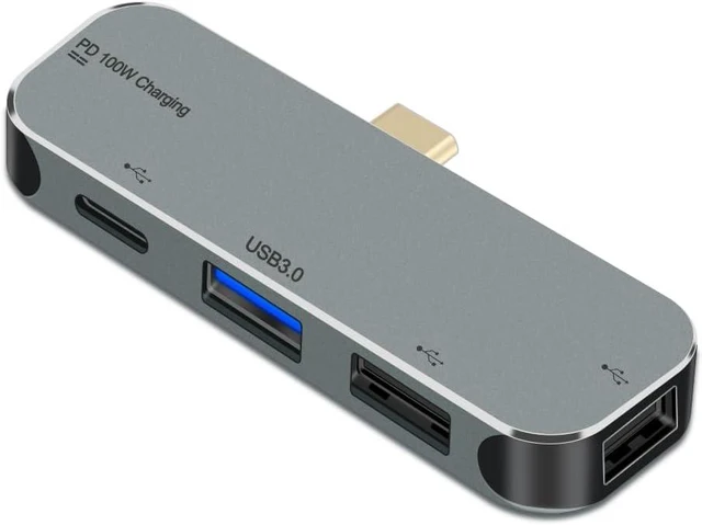 Main image of USB C Hub,Efficient Time Saving 5in1 Type C to USB-C/USB 3.0/USB 2.0 Hub Compatible with Smartphone,Tablet,Laptop and More Type C Devices