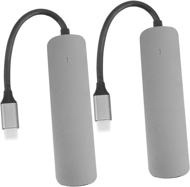 Main image of Hemoton 2pcs USB Hub Type-c Adapter for Laptop and Phone Expansion USB Outputs for Connecting Keyboard Mouse Printer