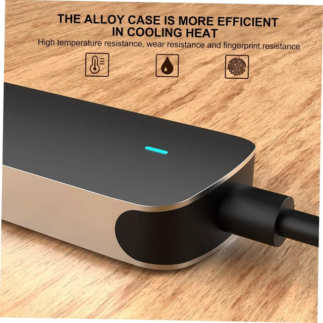Alt view image 7 of 7 - Hemoton 2pcs USB Hub Type-c Adapter for Laptop and Phone Expansion USB Outputs for Connecting Keyboard Mouse Printer