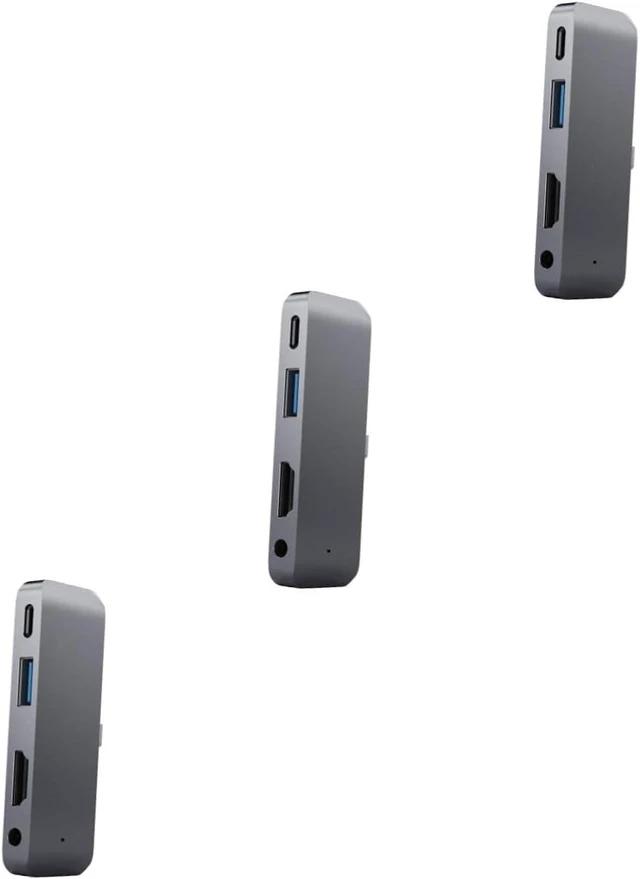 Main image of Hemoton 3pcs USB- Adapter USB Headphone Jack Pd Charging for Laptop Compact and High-Speed Connectivity for Seamless Multimedia