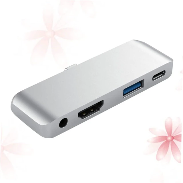 Alt view image 2 of 7 - Hemoton 3pcs USB- Adapter Audio Jack USB and Pd Charging for Laptop Compact Silver Design for Enhanced Connectivity and Performance