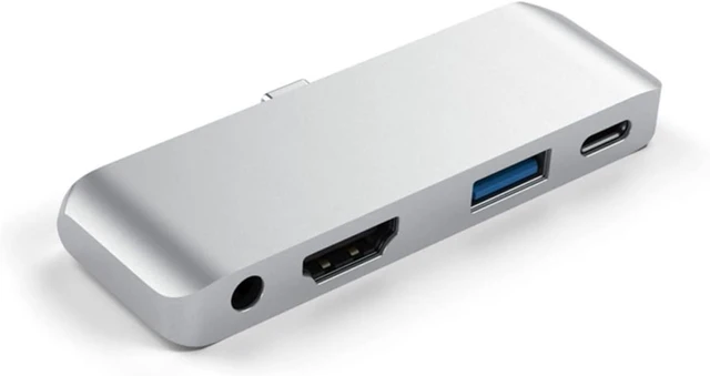 Alt view image 6 of 7 - Hemoton 3pcs USB- Adapter Audio Jack USB and Pd Charging for Laptop Compact Silver Design for Enhanced Connectivity and Performance