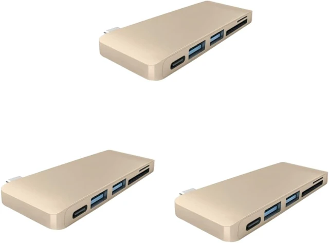 Alt view image 5 of 7 - jojofuny 3pcs Type-c USB Hub Adapter Dual USB Ports Card Reader Design for Devices Like Tablets and Laptops