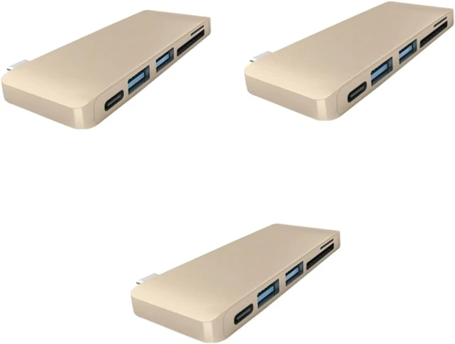 Alt view image 6 of 7 - jojofuny 3pcs Type-c USB Hub Adapter Dual USB Ports Card Reader Design for Devices Like Tablets and Laptops