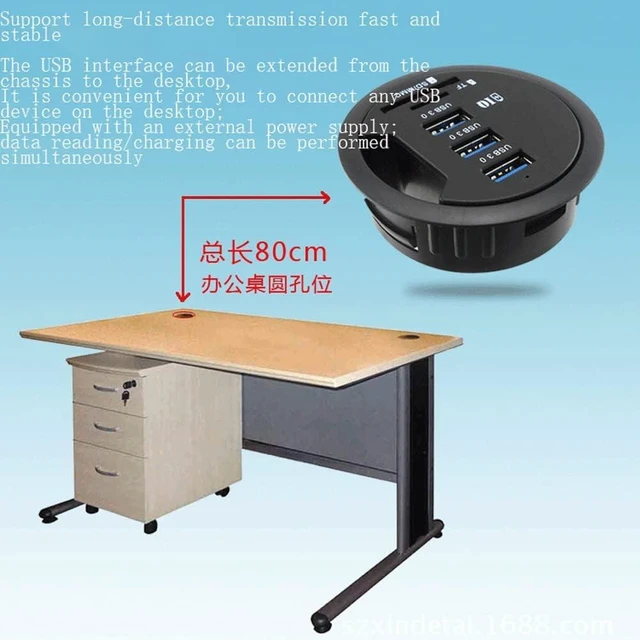 Alt view image 3 of 7 - USB Hub, Ultra-Slim Data USB Hub, USB Power Supply USB Splitter USB Dock Portable,USB Hub 3 0 with Card Reader for Laptop PC