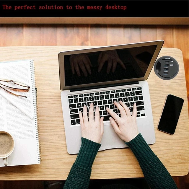 Alt view image 4 of 7 - USB Hub, Ultra-Slim Data USB Hub, USB Power Supply USB Splitter USB Dock Portable,USB Hub 3 0 with Card Reader for Laptop PC