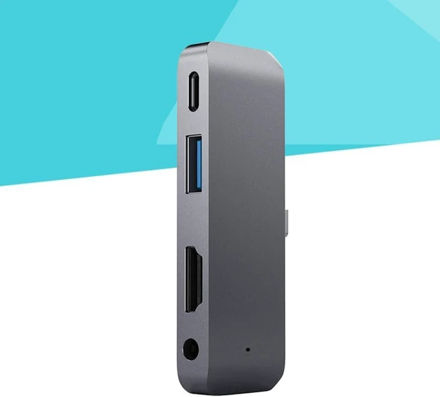 Alt view image 4 of 7 - jojofuny 3pcs USB- Adapter Audio Jack USB and Pd Charging for Laptop Compact Grey Design for Seamless Connectivity