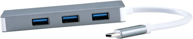 Alt view image 4 of 7 - HOMSFOU 3pcs Type- Card Reader USB Ports Interface Portable Adapter for Laptops Like Compact Design Compatible