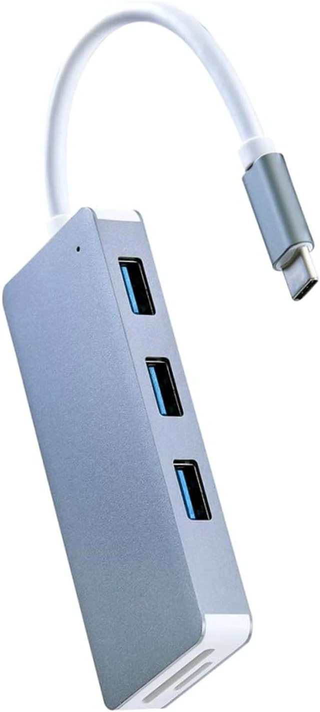 Alt view image 5 of 7 - HOMSFOU 3pcs Type- Card Reader USB Ports Interface Portable Adapter for Laptops Like Compact Design Compatible