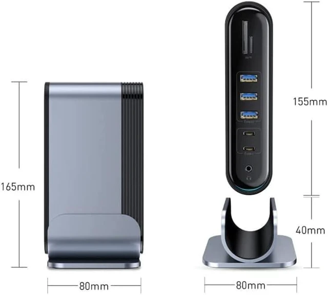 Alt view image 2 of 7 - USB Hub, 16-Port USB 3.0 Hub, USB Type-C HUB Multifunction Adapter Ultra-Slim Data USB Splitter Charging Supported Compatible with Laptop,PC, Flash Drive, Mobile HDD, QIYUDS88