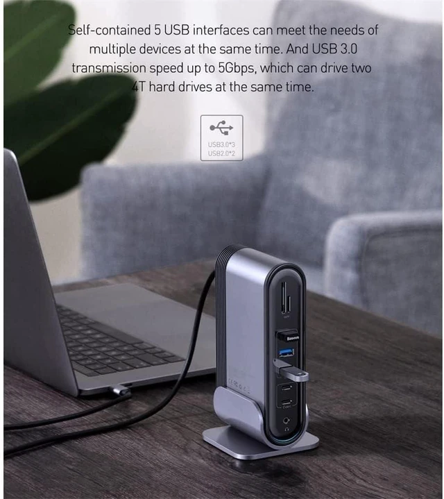Alt view image 6 of 7 - USB Hub, 16-Port USB 3.0 Hub, USB Type-C HUB Multifunction Adapter Ultra-Slim Data USB Splitter Charging Supported Compatible with Laptop,PC, Flash Drive, Mobile HDD, QIYUDS88