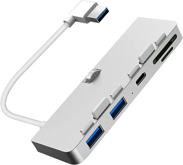 Main image of USB Hub, Multifunctional USB SplitterAluminum Alloy USB 3.0 Hub Adapter Splitter with SD/TF Card Reader for Mac & PC