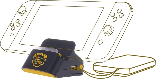 Alt view image 3 of 5 - Freaks and Geeks Harry Potter Hogwarts Crest Nintendo Switch Docking Station