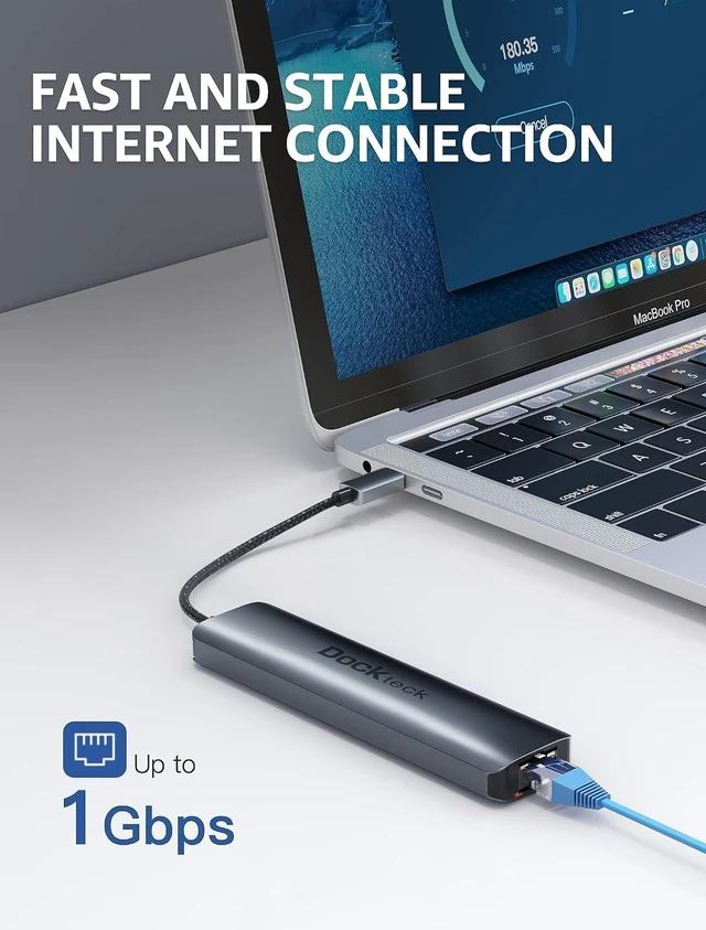 Alt view image 2 of 7 - Bundle-2 Items: USB B 2.0 to USB C Printer Cable 6.6 FT, 7-in-1 USB-C Hub Multiport Adapter USB3.0 5Gbps Date Ports