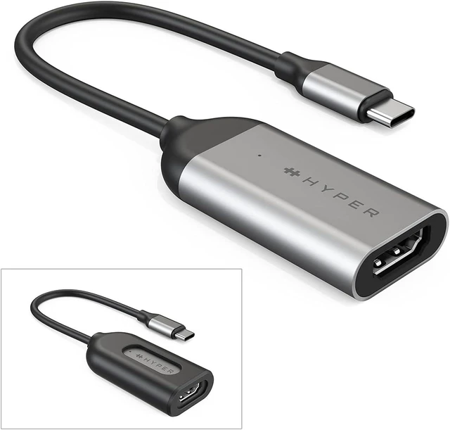 Main image of Hyper HP-HDH8K USB-C to 8K 60Hz / 4K 144Hz HDMI Adapter HyperDrive HDMI 2.1 HDR Aluminum