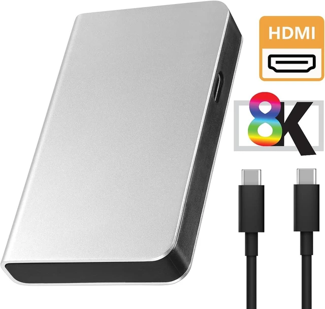 Alt view image 6 of 7 - Generic TelBroSat USB-C Docking Station 5 in 1 Hub with 8K HDMI Display