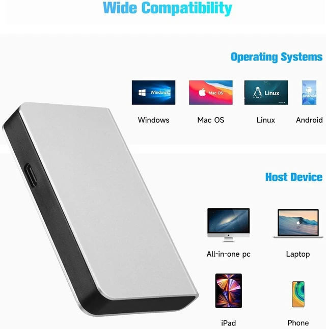 Alt view image 7 of 7 - Generic TelBroSat USB-C Docking Station 5 in 1 Hub with 8K HDMI Display