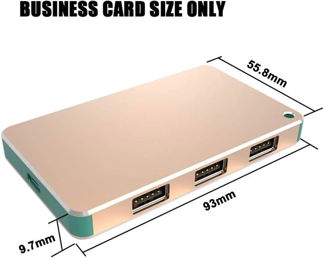 Alt view image 3 of 7 - 1Pcs Golden USB-C Docking Station, USB C Hub Adapter,Type C Hub,1 USB-C Host Port,1 USB-C Charging Port,HDMI VGA for Laptop or Smartphone