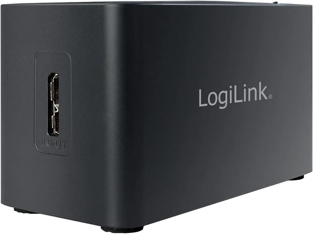 Alt view image 4 of 7 - LogiLink Compatible Hub USB 3.0 avec lecteur de Carte All-in-One, Noir